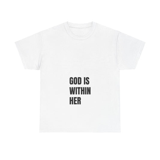 God Is Within Her Christian T-Shirt | Psalm 46:5
