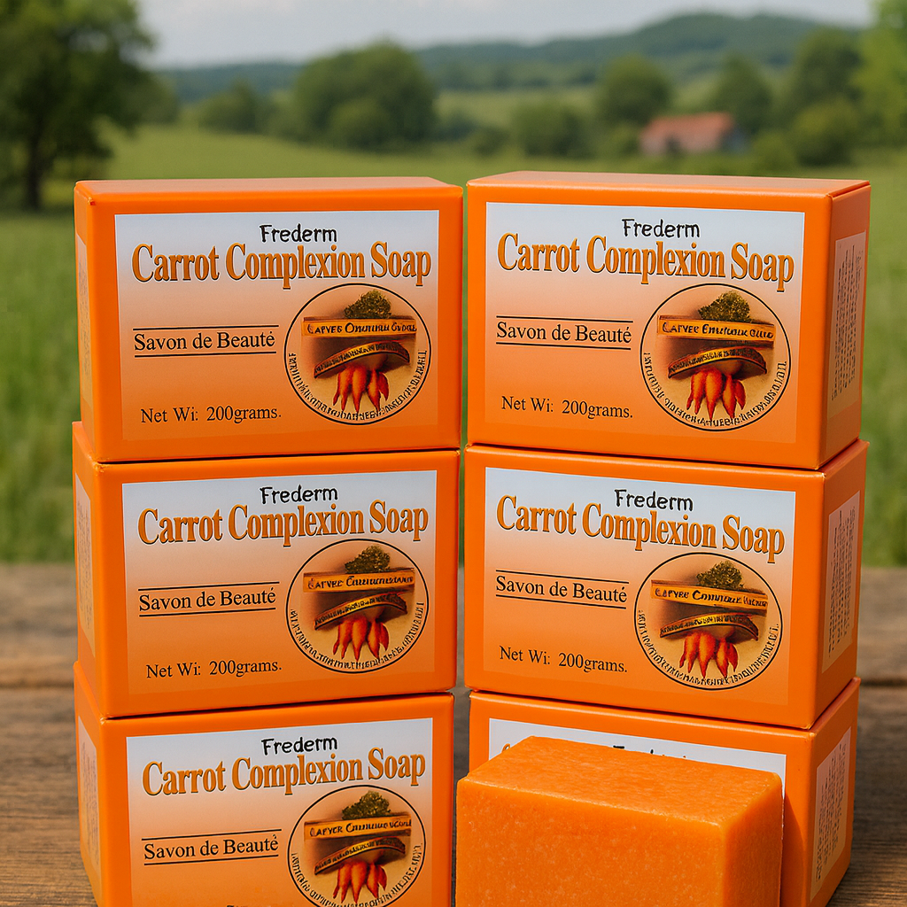 Carrot Complexion Soap – Savon de Beauté (Bulk Box)