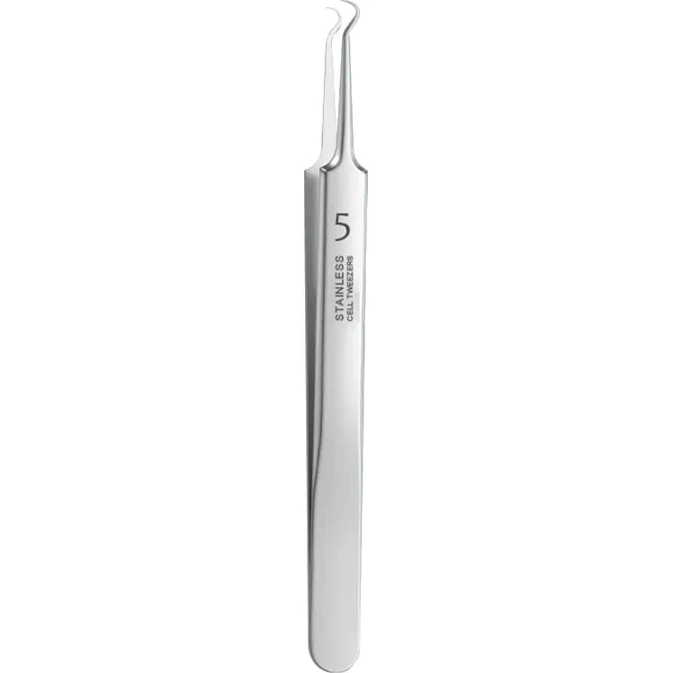 stainless steel pimple extractor kit with needles and hook tools