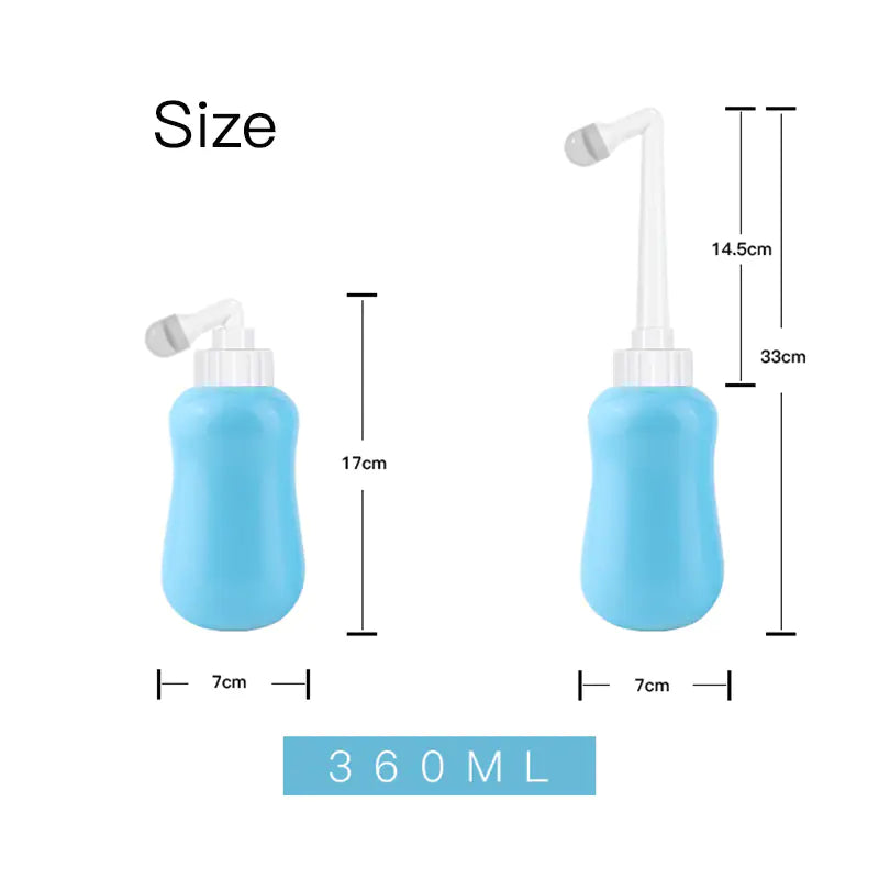 travel-friendly handheld bidet for personal hygiene cleansing