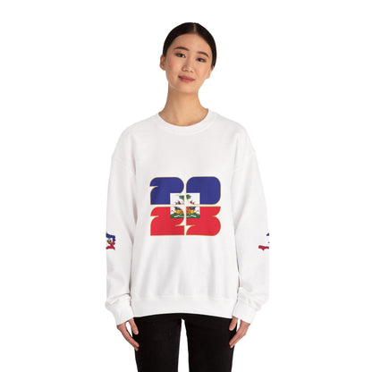 Haiti Flag Crewneck Sweatshirt — Haitian Pride Pullover
