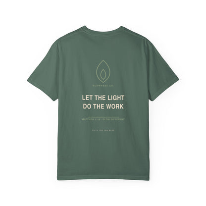 Let the Light Do the Work Premium Christian T-Shirt | Matthew 5:16