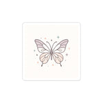 Pastel Butterfly Kiss-Cut Sticker — Cute Laptop & Planner Decal