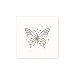 Pastel Butterfly Kiss-Cut Sticker — Cute Laptop & Planner Decal