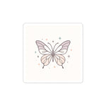 Pastel Butterfly Kiss-Cut Sticker — Cute Laptop & Planner Decal