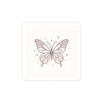 Pastel Butterfly Kiss-Cut Sticker — Cute Laptop & Planner Decal