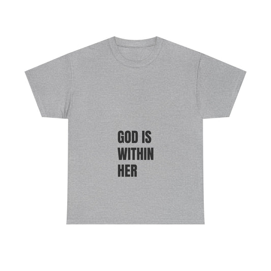 God Is Within Her Christian T-Shirt | Psalm 46:5