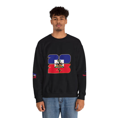 Haiti Flag Crewneck Sweatshirt — Haitian Pride Pullover