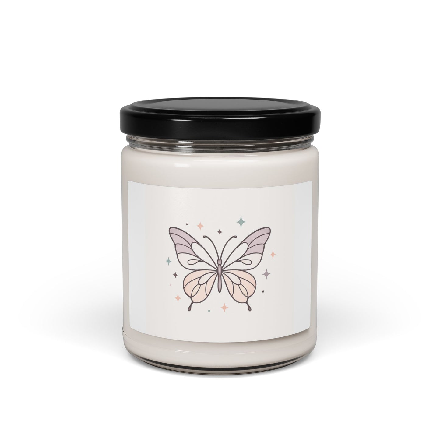 Butterfly Dream Scented Soy Candle — 9oz Floral & Vanilla Aromas, Relaxing Gift Jar