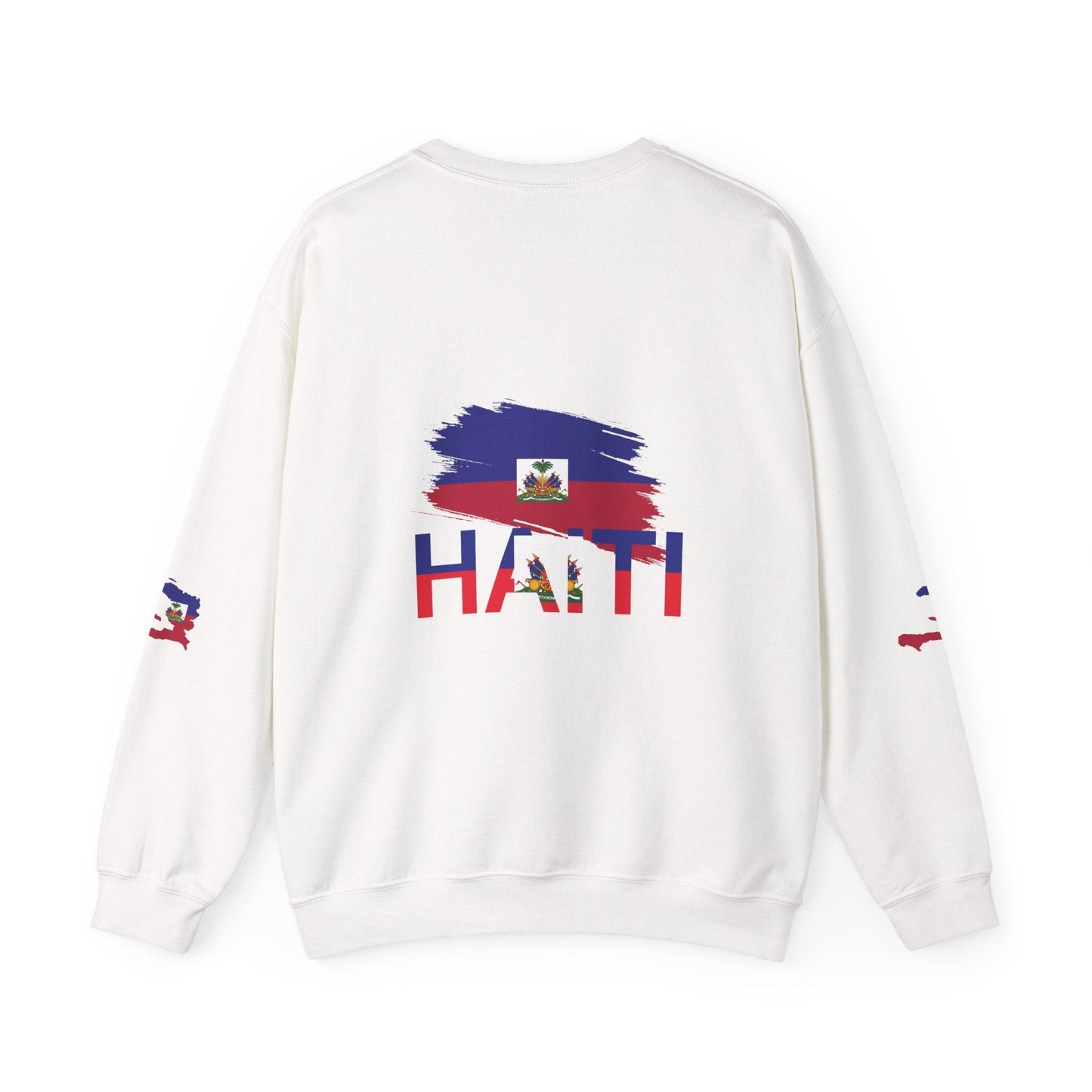 Haiti Flag Crewneck Sweatshirt — Haitian Pride Pullover