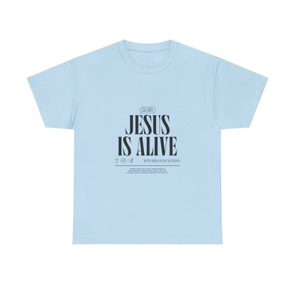 Jesus Is Alive Tee — Christian Faith Inspirational T-Shirt