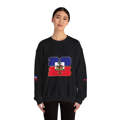 Haiti Flag Crewneck Sweatshirt — Haitian Pride Pullover