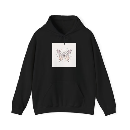 Butterfly Heart Hoodie — Pastel Cute Graphic Pullover