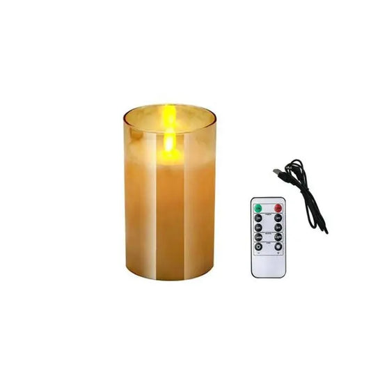 rechargeable LED candle with soft ambient light effect