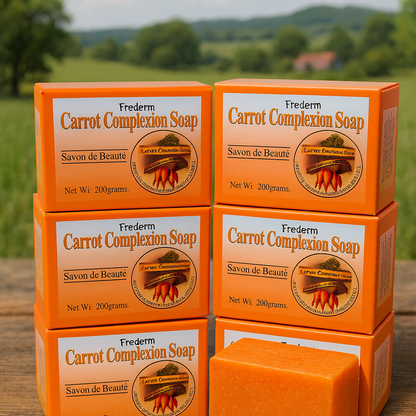 Carrot Complexion Soap – Savon de Beauté (Bulk Box)