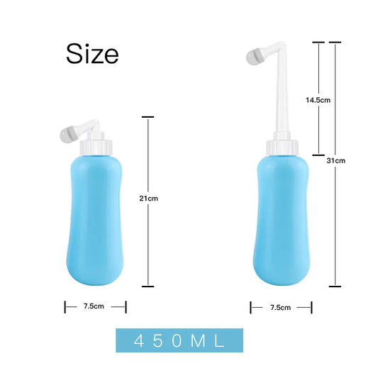 travel-friendly handheld bidet for personal hygiene cleansing