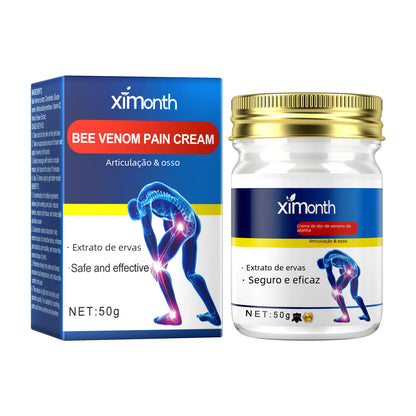Bee venom cream for joint and muscle pain relief