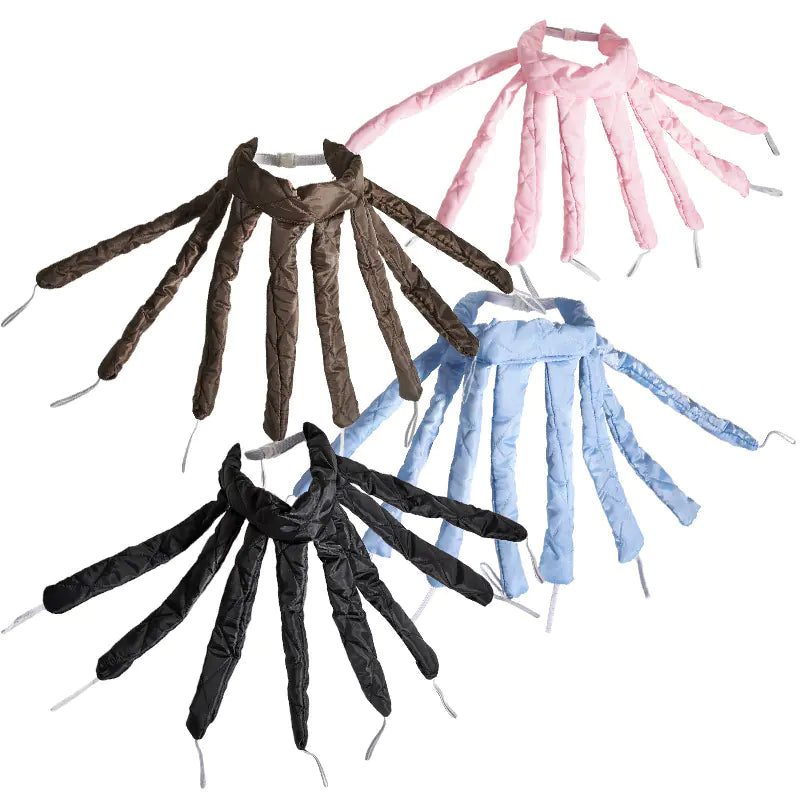 Heatless curling headband for overnight no-damage curls