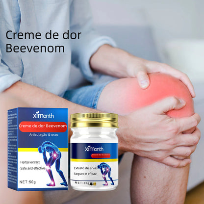 Bee venom cream for joint and muscle pain relief