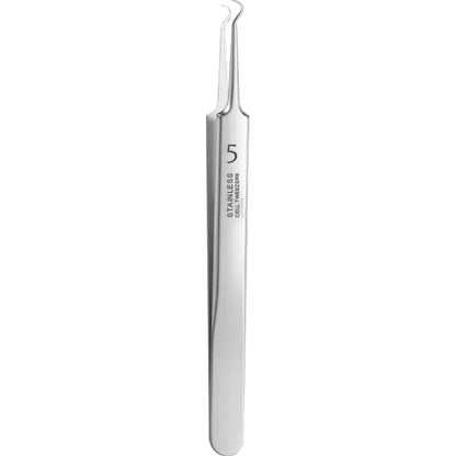 stainless steel pimple extractor kit with needles and hook tools