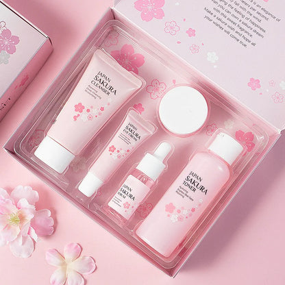 Hydrating face scream skincare set for glowing skin