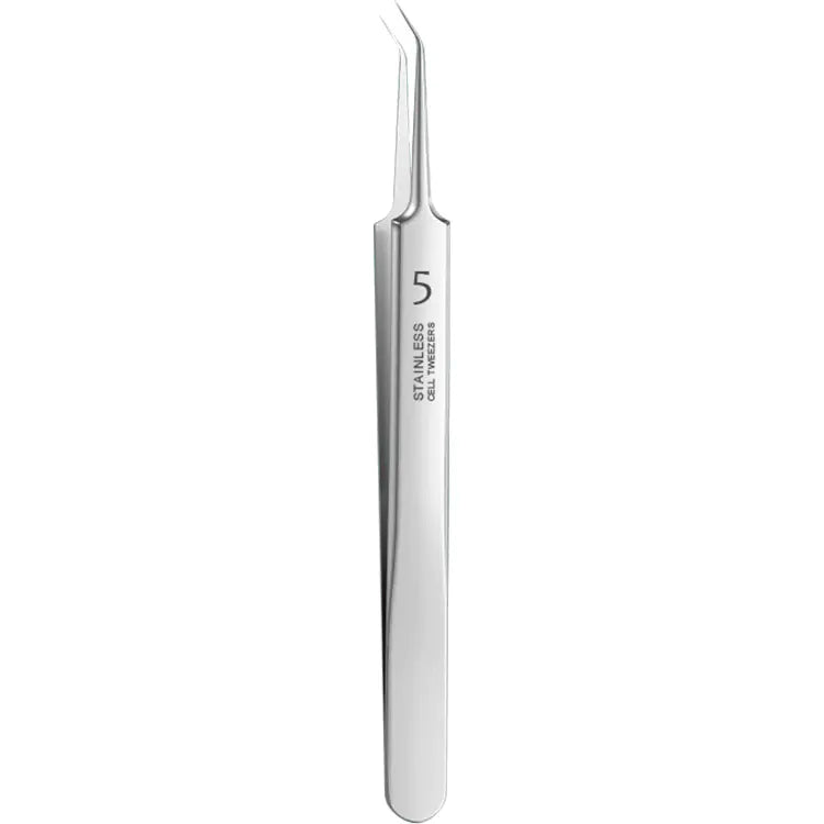 stainless steel pimple extractor kit with needles and hook tools