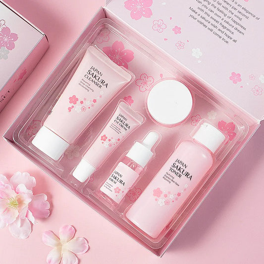 Hydrating face scream skincare set for glowing skin